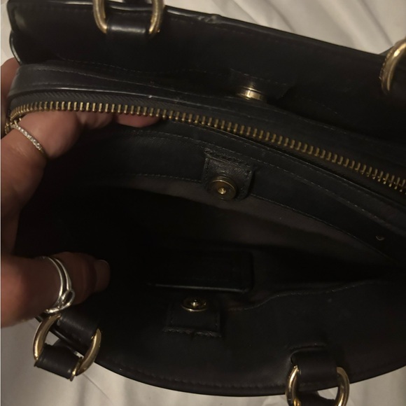 Coach Tan and Brown Signature Satchel - Picture 8 of 9